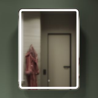 Зеркальный шкаф с подсветкой Sancos Diva DI600 60см белый